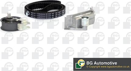 BGA TB0107K - Timing Belt Set autospares.lv