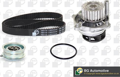 BGA TB0110CPK-1 - Water Pump & Timing Belt Set autospares.lv