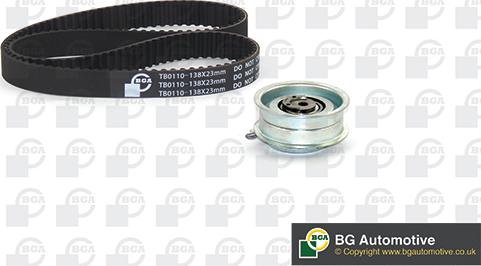 BGA TB0110K - Timing Belt Set autospares.lv