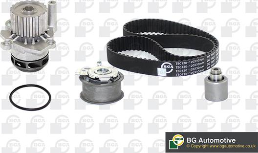 BGA TB0120CPK-1 - Water Pump & Timing Belt Set autospares.lv