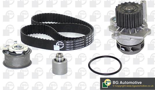 BGA TB0120CPK-3 - Water Pump & Timing Belt Set autospares.lv