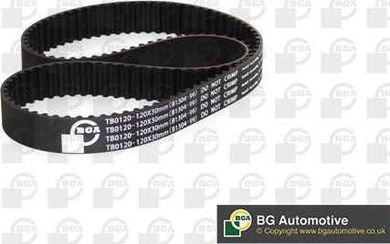 BGA TB0120 - Timing Belt autospares.lv