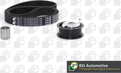 BGA TB0170K - Timing Belt Set autospares.lv