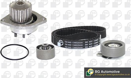 BGA TB1440CPK - Water Pump & Timing Belt Set autospares.lv