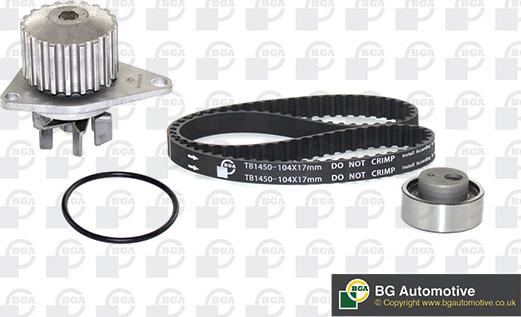BGA TB1450CPK-1 - Water Pump & Timing Belt Set autospares.lv