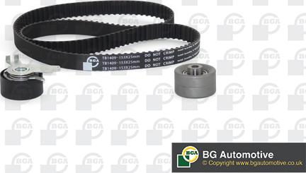 BGA TB1409K - Timing Belt Set autospares.lv