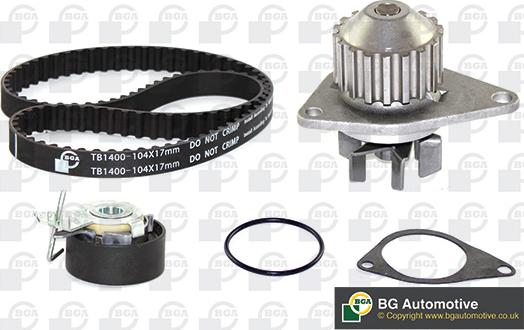 BGA TB1400CPK-2 - Water Pump & Timing Belt Set autospares.lv