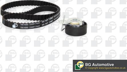 BGA TB1400K - Timing Belt Set autospares.lv