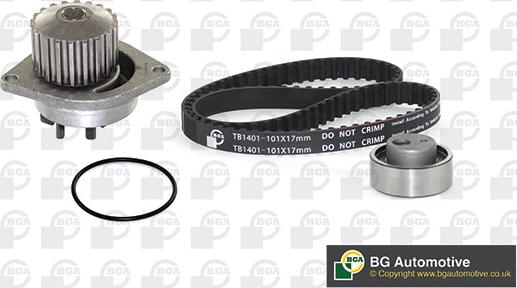 BGA TB1401CPK-1 - Water Pump & Timing Belt Set autospares.lv
