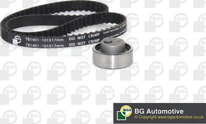 BGA TB1401K - Timing Belt Set autospares.lv