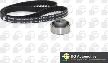 BGA TB1410K - Timing Belt Set autospares.lv