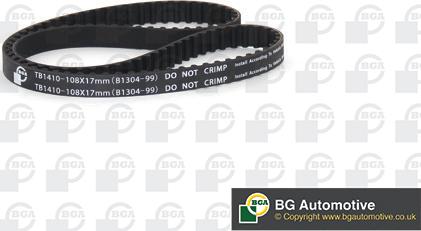 BGA TB1410 - Timing Belt autospares.lv