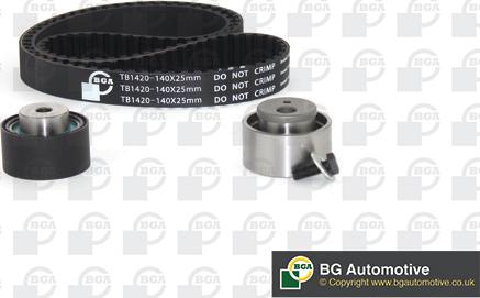 BGA TB1420K - Timing Belt Set autospares.lv