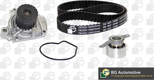 BGA TB2503CPK - Water Pump & Timing Belt Set autospares.lv