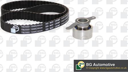 BGA TB2503K - Timing Belt Set autospares.lv