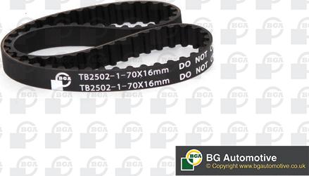 BGA TB2502-1 - Timing Belt autospares.lv