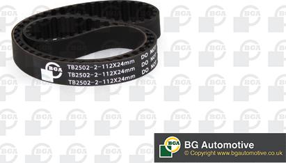 BGA TB2502-2 - Timing Belt autospares.lv