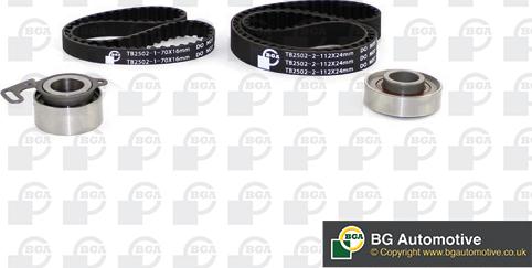 BGA TB2502K - Timing Belt Set autospares.lv