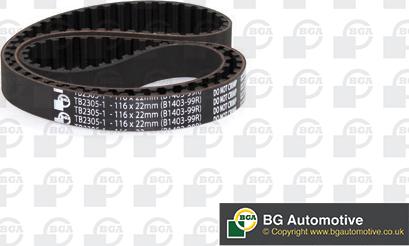 BGA TB2305-1 - Timing Belt autospares.lv