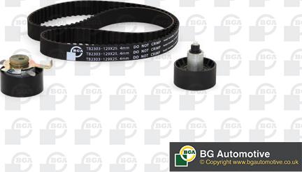 BGA TB2303K - Timing Belt Set autospares.lv