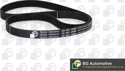 BGA TB2202 - Timing Belt autospares.lv