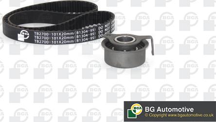 BGA TB2700K - Timing Belt Set autospares.lv