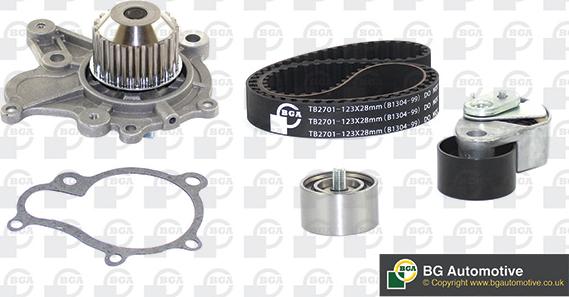 BGA TB2701CPK-2 - Water Pump & Timing Belt Set autospares.lv