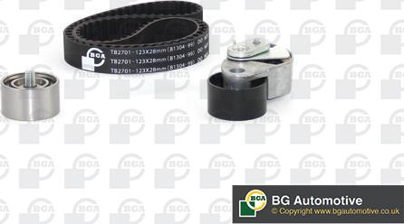 BGA TB2701K - Timing Belt Set autospares.lv