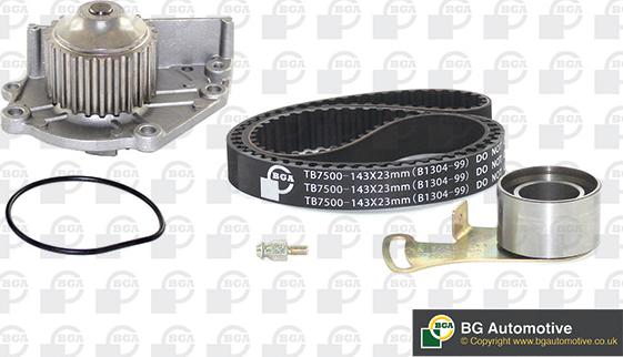 BGA TB7500CPK - Water Pump & Timing Belt Set autospares.lv