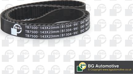 BGA TB7500 - Timing Belt autospares.lv