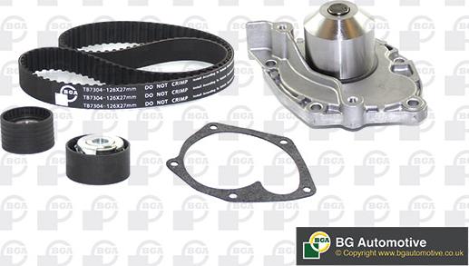 BGA TB7304CPK - Water Pump & Timing Belt Set autospares.lv