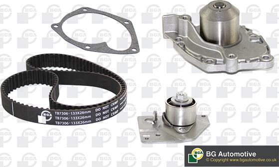 BGA TB7306CPK - Water Pump & Timing Belt Set autospares.lv