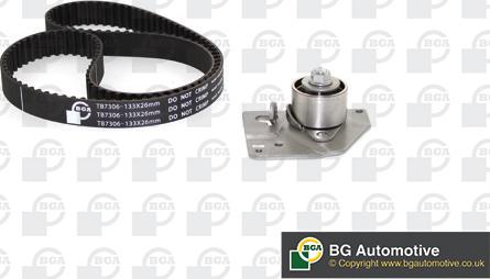 BGA TB7306K - Timing Belt Set autospares.lv