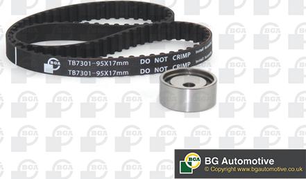 BGA TB7301K - Timing Belt Set autospares.lv