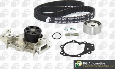 BGA TB7302CPK-1 - Water Pump & Timing Belt Set autospares.lv