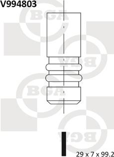 BGA V994803 - Outlet valve autospares.lv