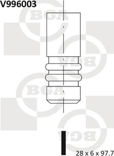 BGA V996003 - Outlet valve autospares.lv