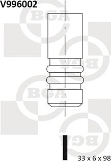 BGA V996002 - Inlet Valve autospares.lv
