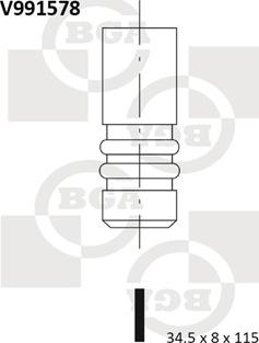 BGA V991578 - Outlet valve autospares.lv
