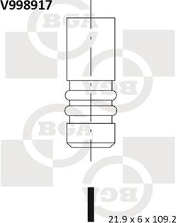BGA V998917 - Outlet valve autospares.lv