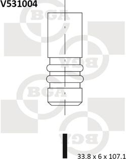 BGA V531004 - Outlet valve autospares.lv