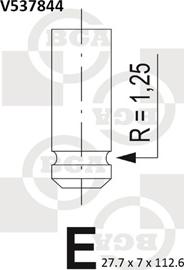 BGA V537844 - Outlet valve autospares.lv