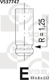 BGA V537747 - Outlet valve autospares.lv