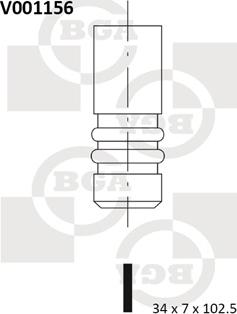 BGA V001156 - Outlet valve autospares.lv