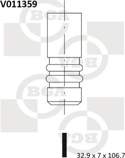 BGA V011359 - Inlet Valve autospares.lv