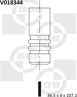 BGA V018344 - Inlet Valve autospares.lv