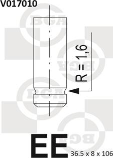 BGA V017010 - Outlet valve autospares.lv