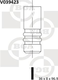 BGA V039423 - Inlet Valve autospares.lv