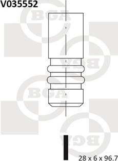 BGA V035552 - Outlet valve autospares.lv