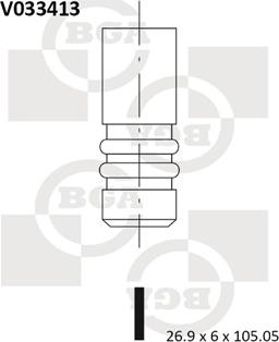 BGA V033413 - Inlet Valve autospares.lv